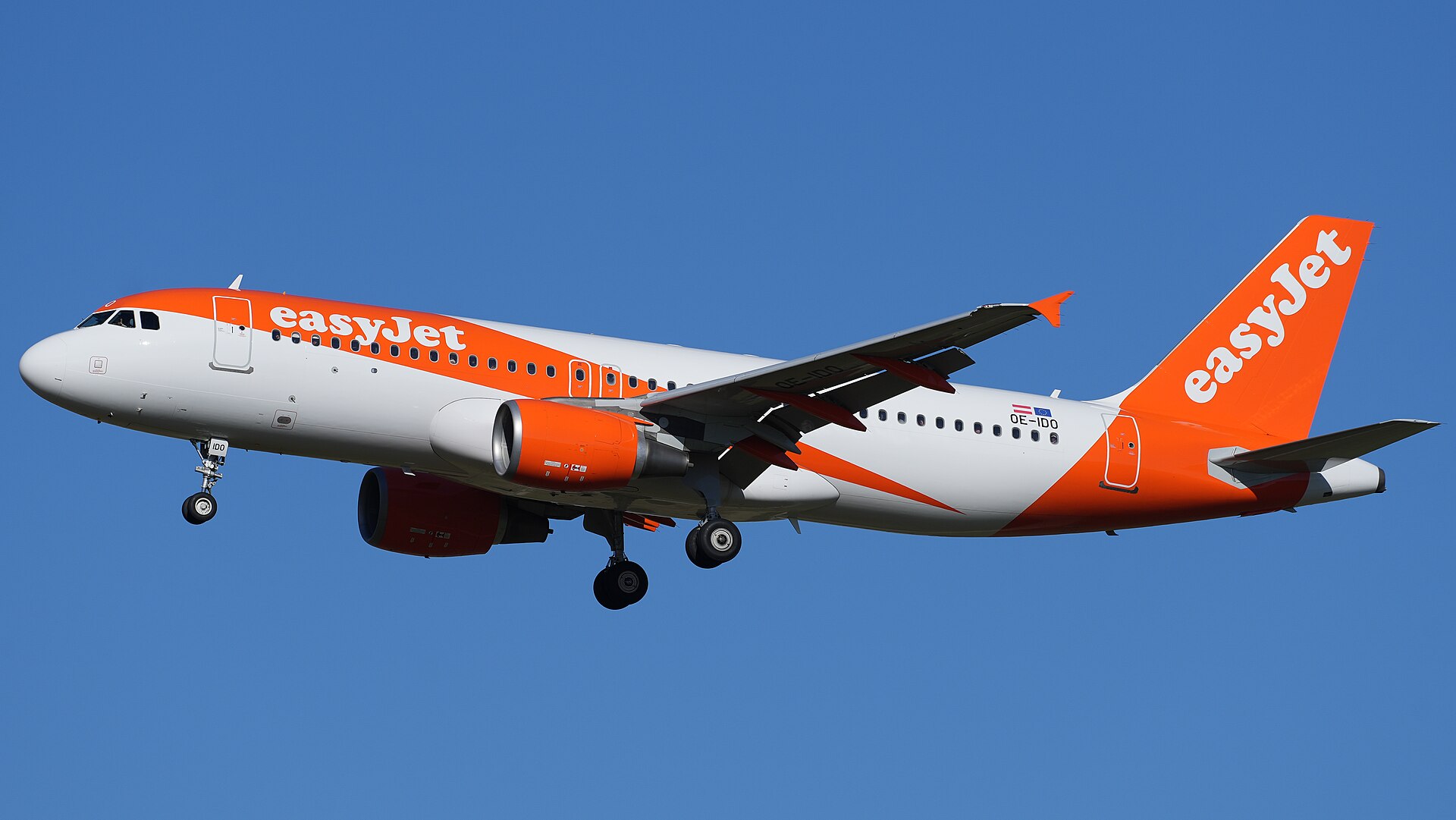 Budget airline jet